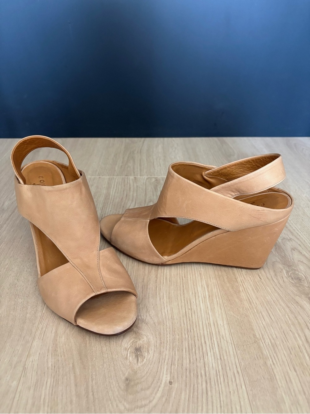 Coclico Tan Leather Heels